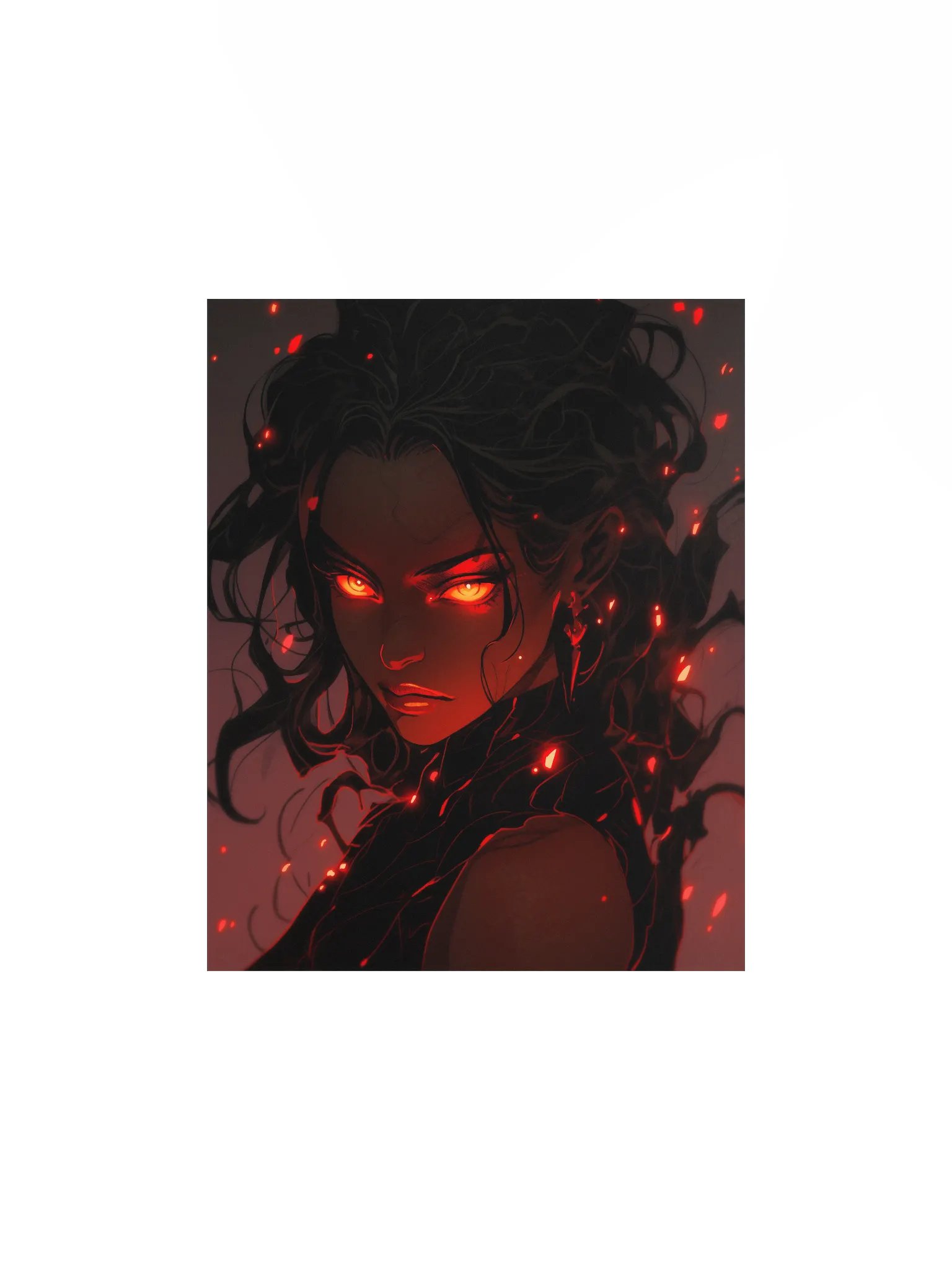 Inferno Gaze Matte Poster product image (5)