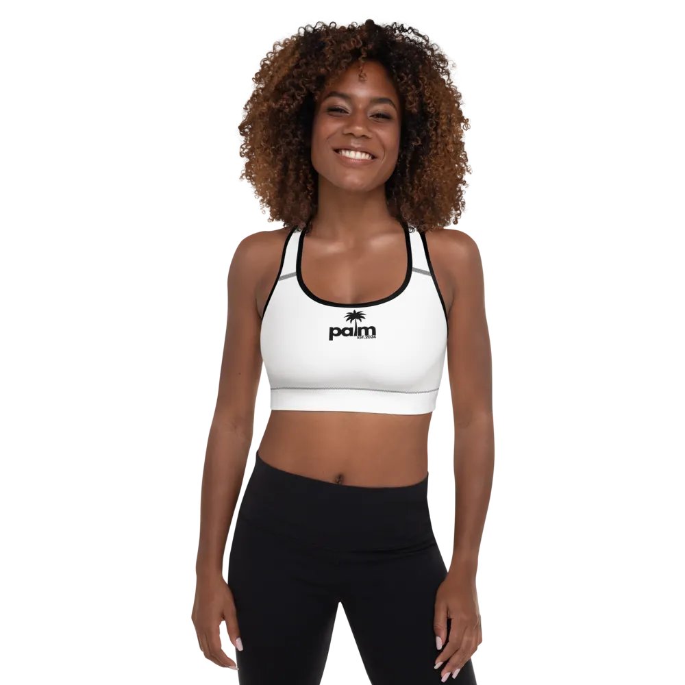 PALM PADDED SPORTS BRA product image (1)