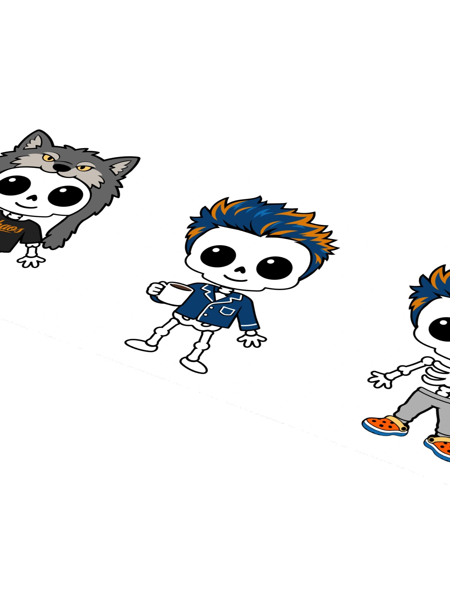 SkeleReads Halloween Kiss-Cut Stickers Set 1 product image (4)