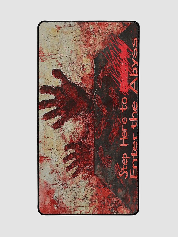 Bloodstained handprints Halloween Door Mat product image (2)