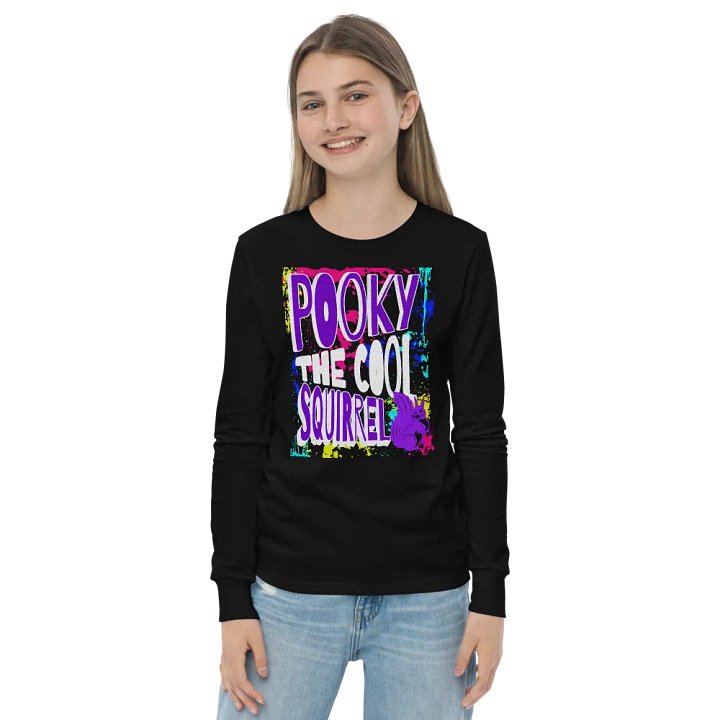 Pooky's Graffiti Squirrel Long Sleeve Tee product image (2)