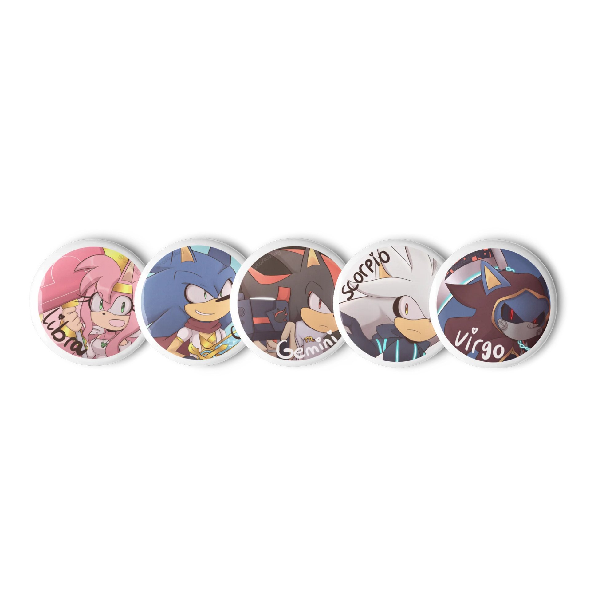 Fantasy - Zodiac Buttons (Set of 5) product image (3)