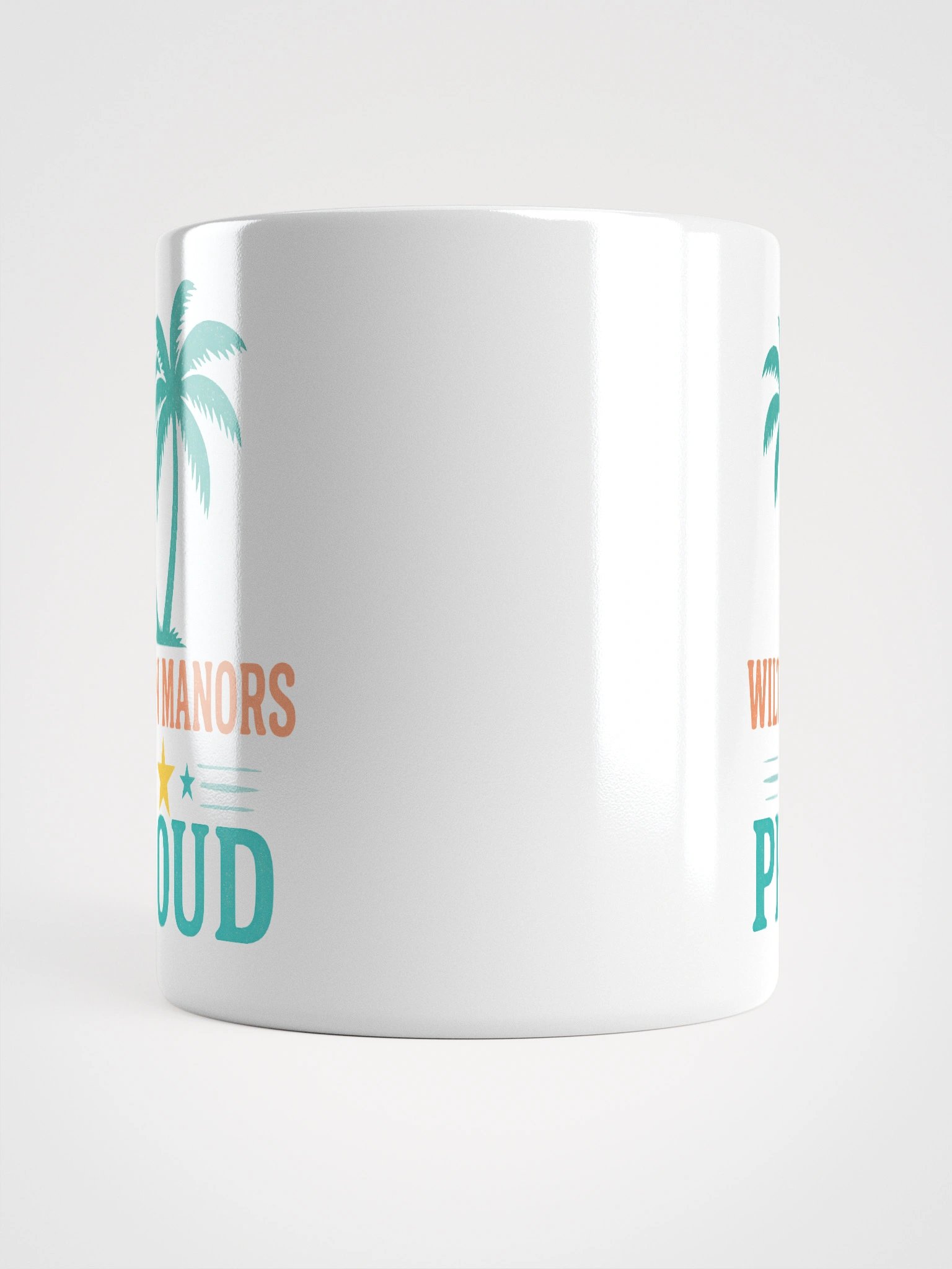 Wilton Manors Proud Neon Palm Trees Retro Florida Mug product image (6)
