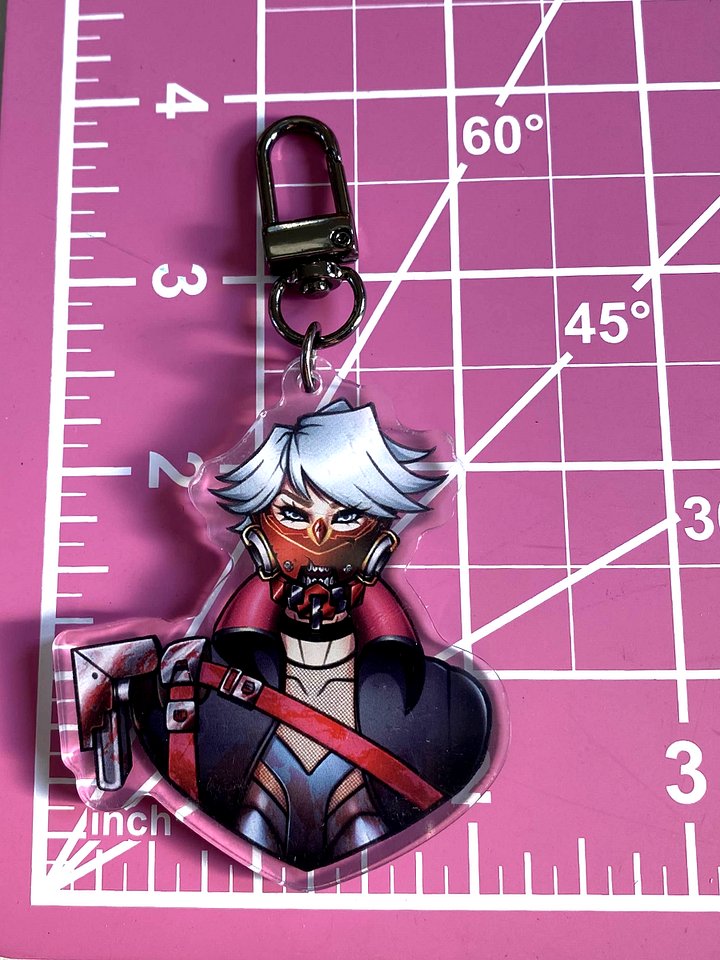 Skull Merchant Acrylic Keychain product image (2)