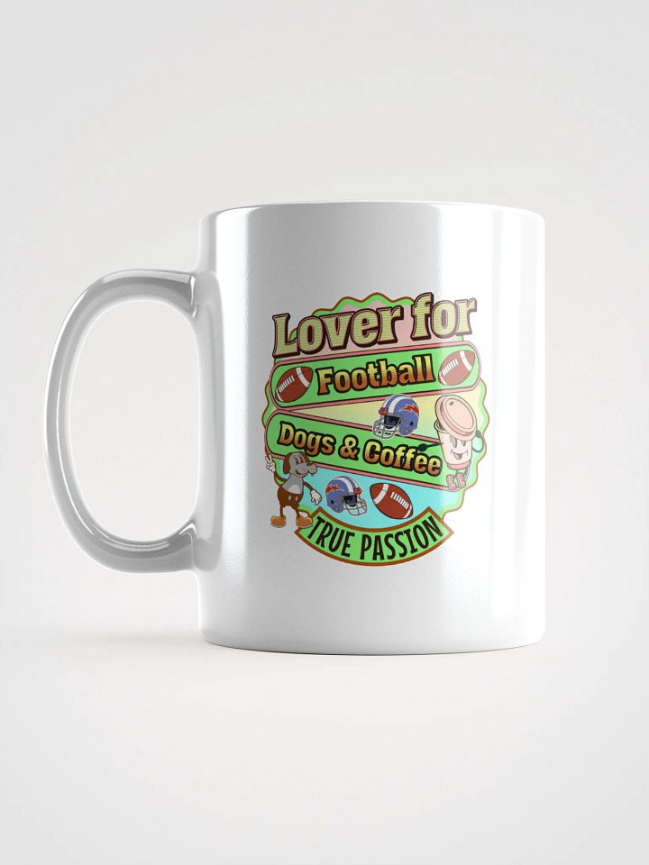 Lover For Dogs Coffee Football Mug product image (1)
