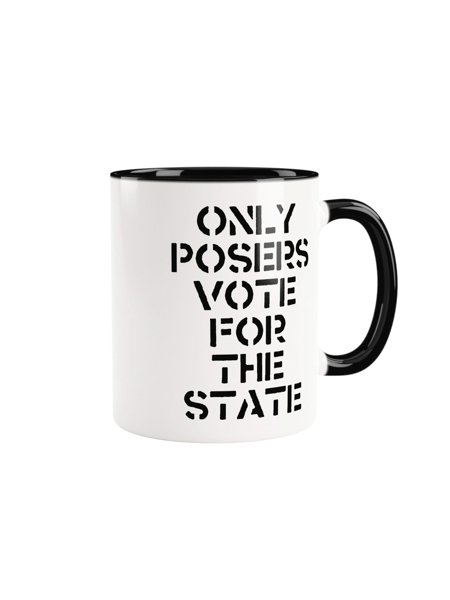 ONLY POSERS VOTE FOR THE STATE W/ INSIGNIA product image (1)
