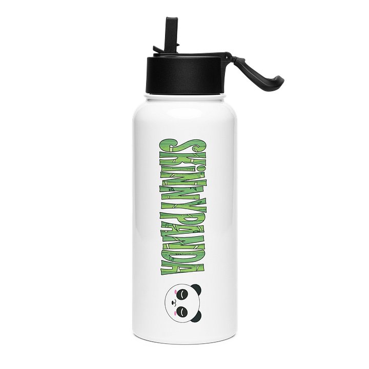 Stainless Steel Bottle with Straw product image (2)
