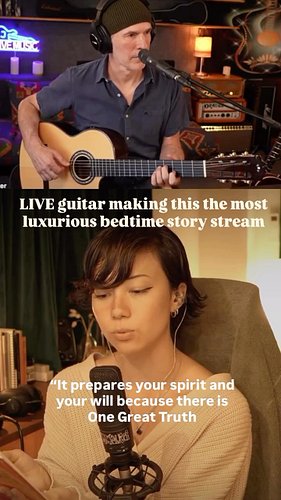 “One Great Truth”
Miv reads The Alchemist by Paulo Coelho accompanied by @tonecastermusic LIVE guitar on #Twitch