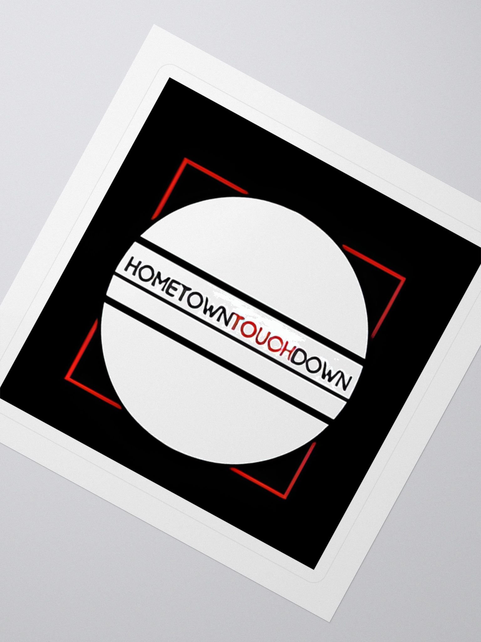 HOMETOWN TOUCHDOWN Kiss Cut Stickers product image (2)