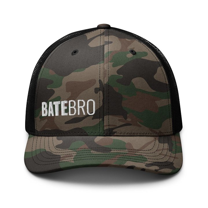Bate Bro Logo Camo Trucker Cap product image (1)