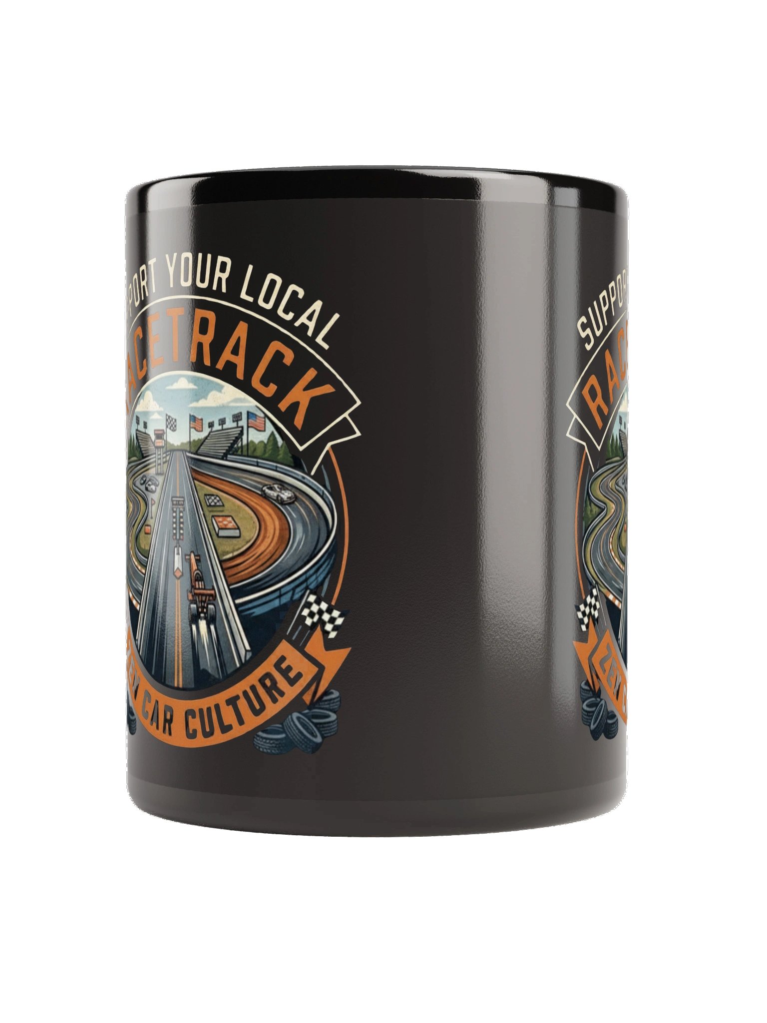 THE HEART OF RACING – SUPPORT YOUR LOCAL RACETRACK MUG product image (4)