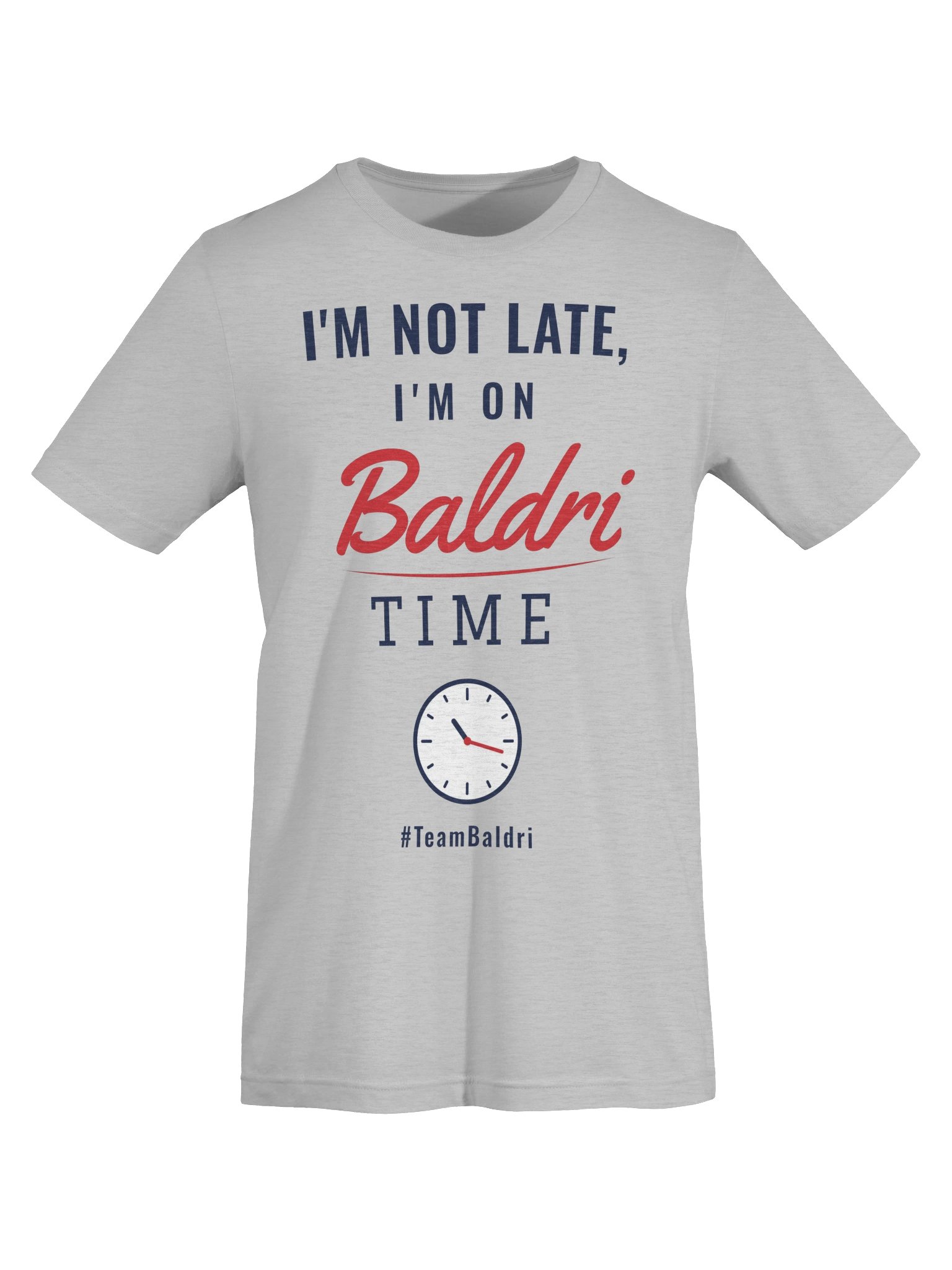 I'm Not Late, I'm On Baldri Time Tee - White/Cream/Gray product image (15)