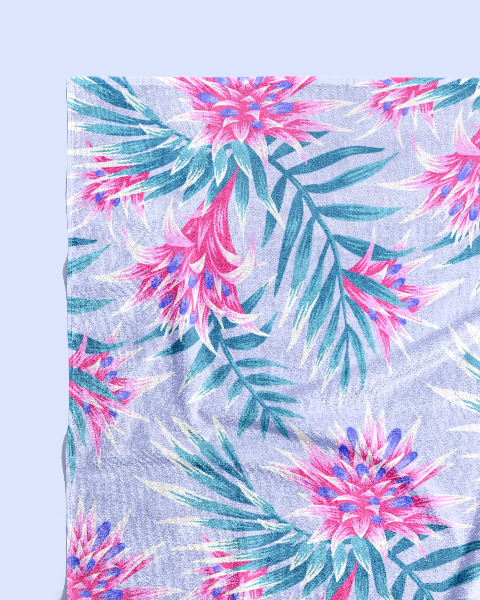 Beach Towel - Fasciata Tropical / Mauve & Pink product image (3)