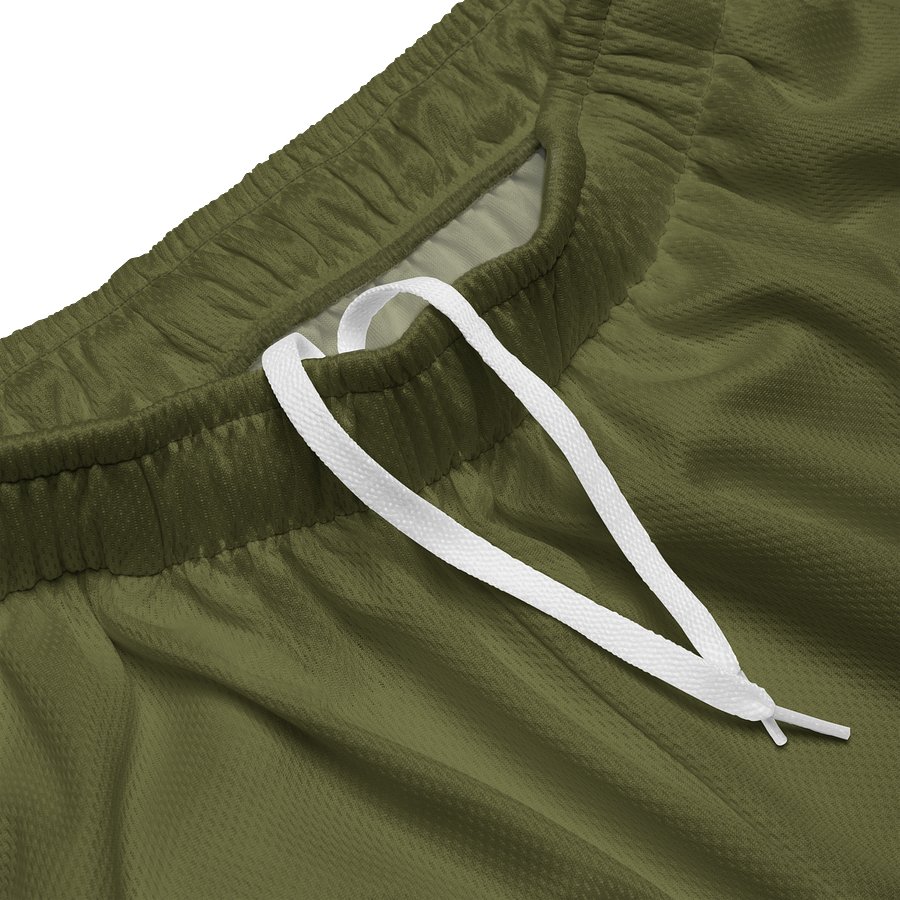 L'Agence Wish You Were Here! Mesh Shorts Green product image (3)