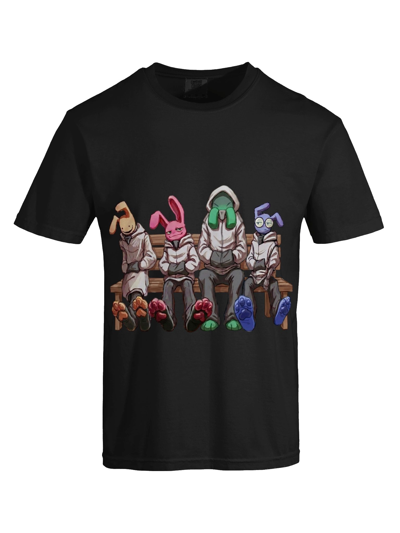 Bench Squad T-Shirt – Cute Creepy Hospital Aesthetic Unisex Tee product image (59)