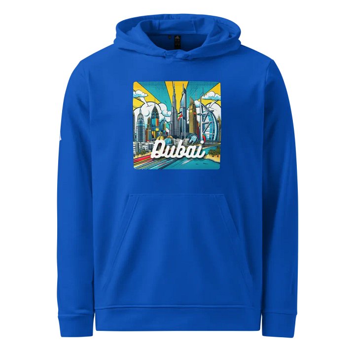 Adidas Fleece Hoodie | AI Design dubai city product image (1)