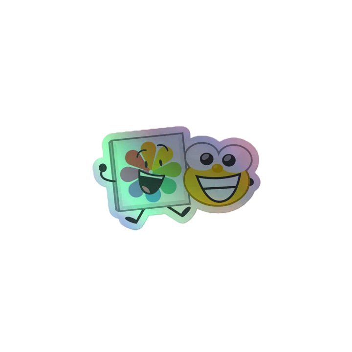 App & Jimmy Holographic Sticker product image (1)