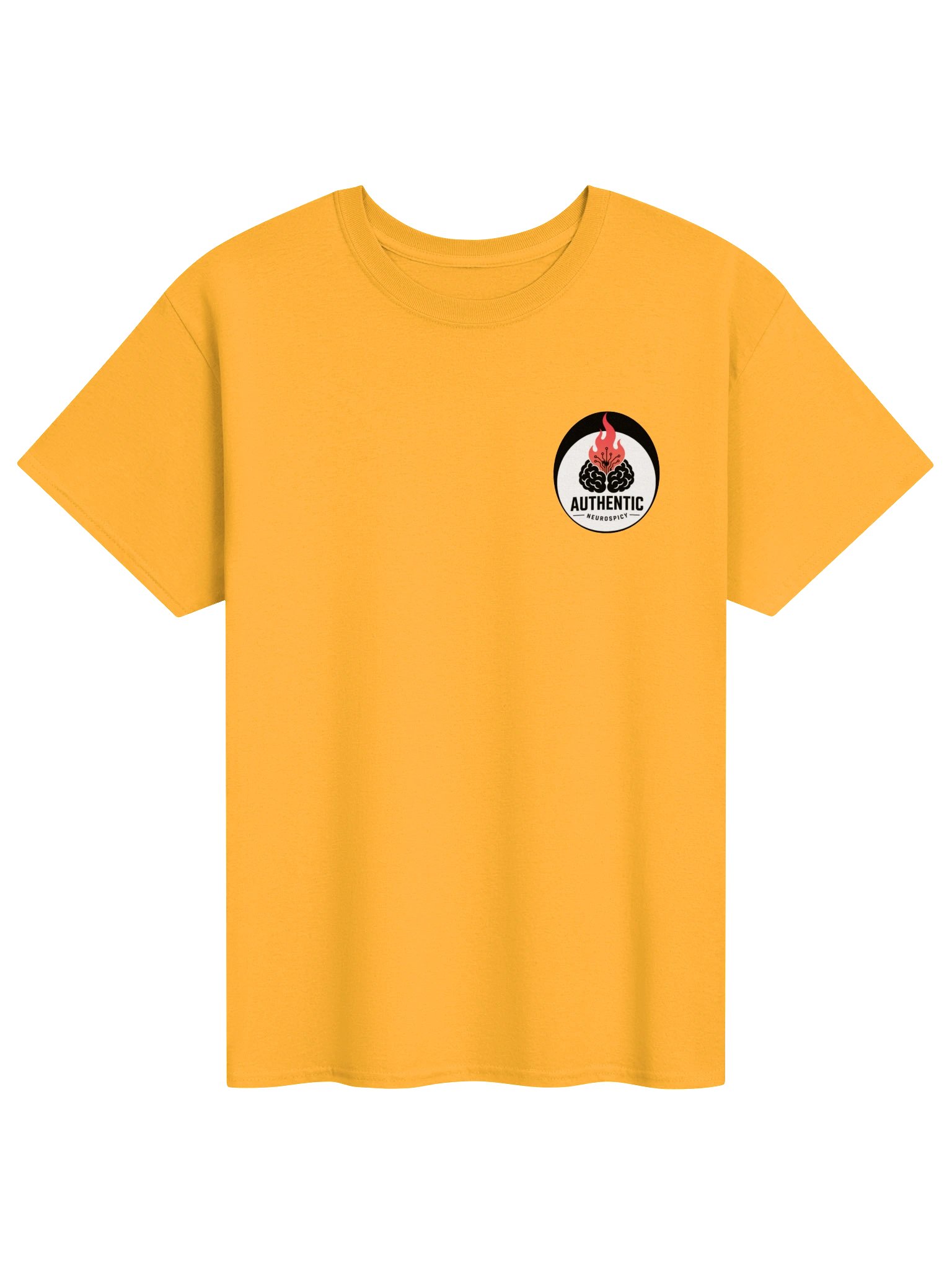 Authentic Neurospicy Brain Flame Tee product image (6)