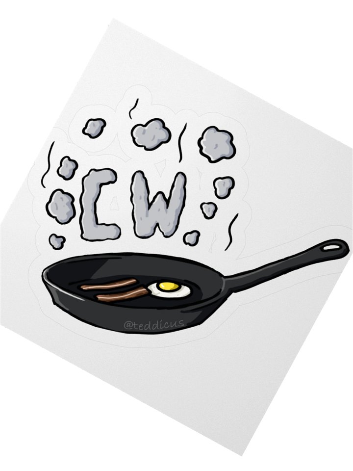 CraftWorks Frying Pan Sticker 🥈 by @teddicus product image (2)
