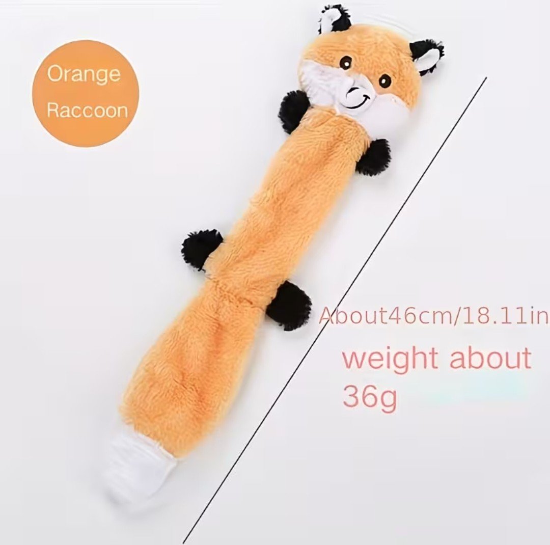 3pcs Soft Fur Plush Squeaky Dog Toys Set product image (3)