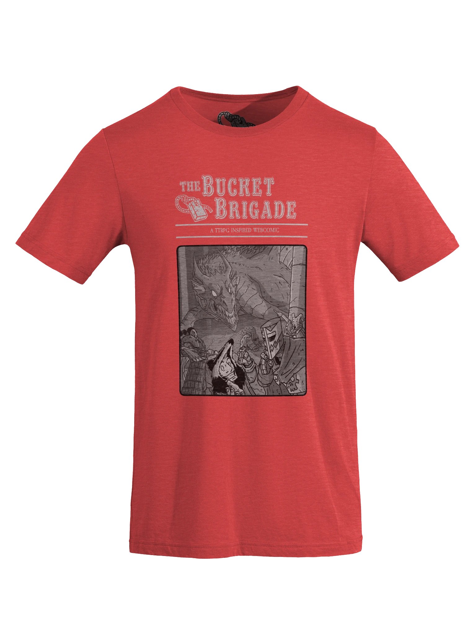 Red Box Short-Sleeve Triblend Shirt product image (40)