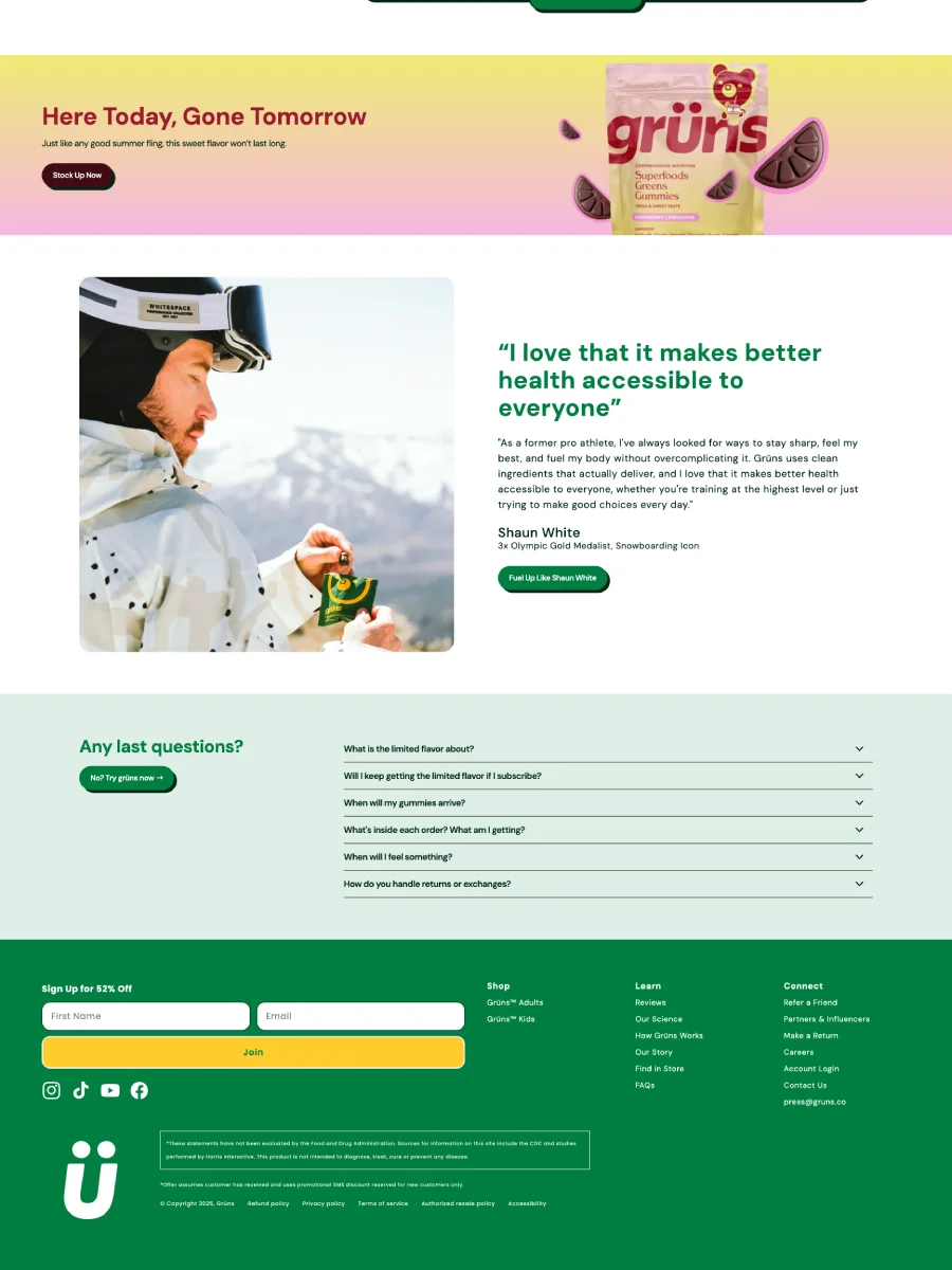 Gruns - Replo Landing Page Template product image (4)