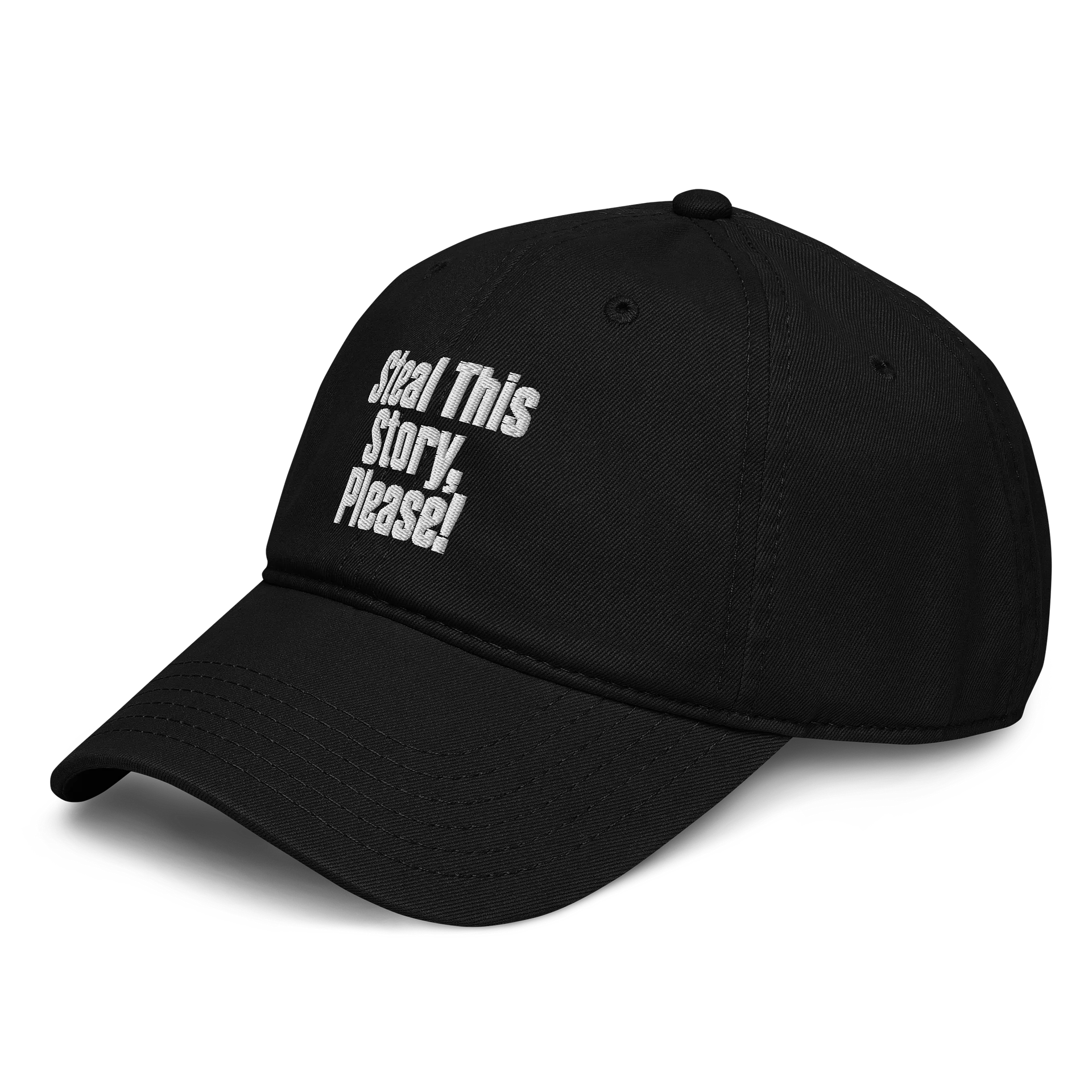Steal This Story Please - Black Embroidered Cap product image (3)