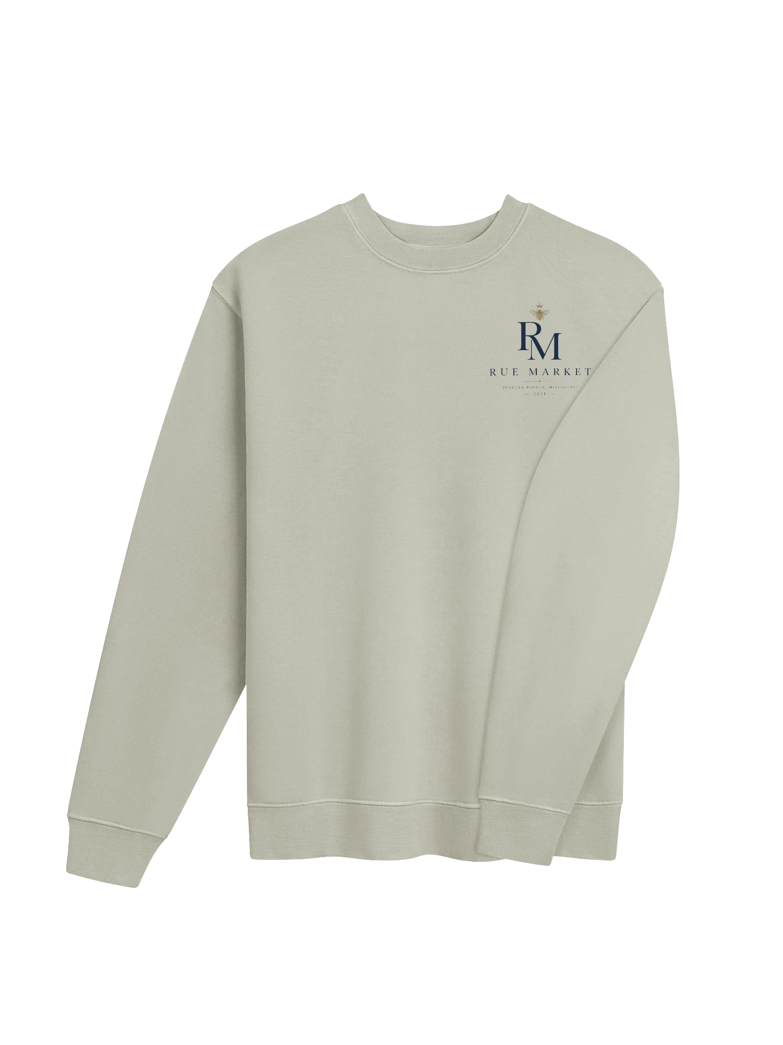 Rue Market Bee Logo Pigment-Dyed Crew product image (34)