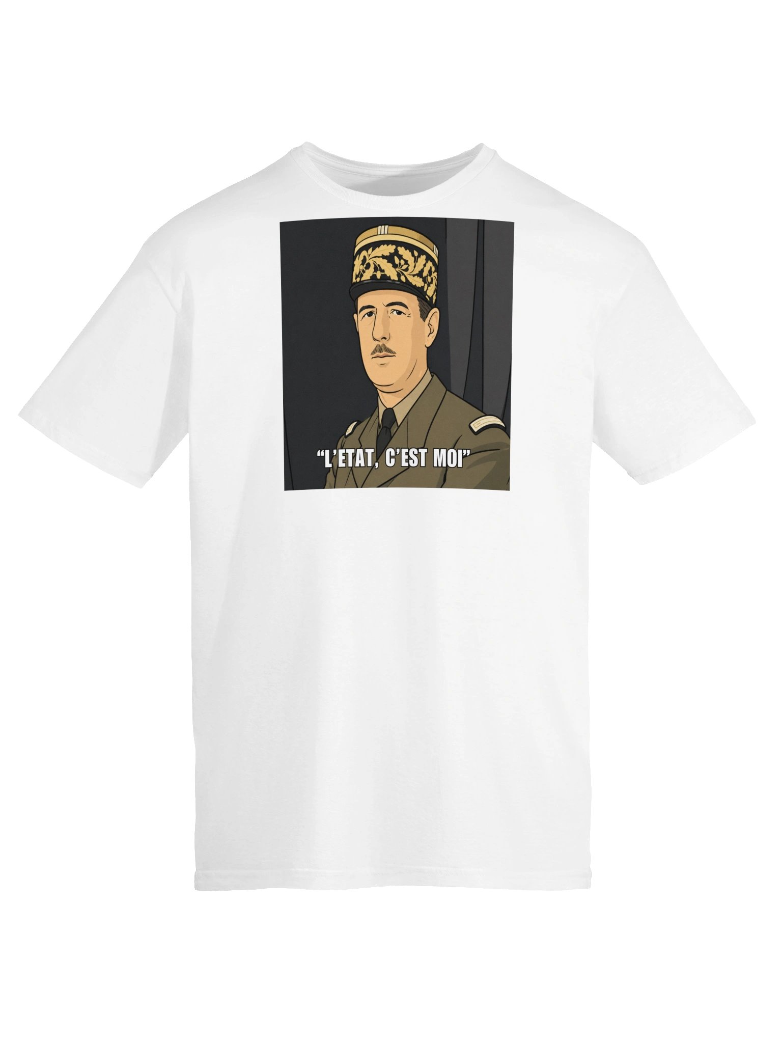 L'etat c'est moi - Charles De Gaulle (Herr T-shirt) product image (71)