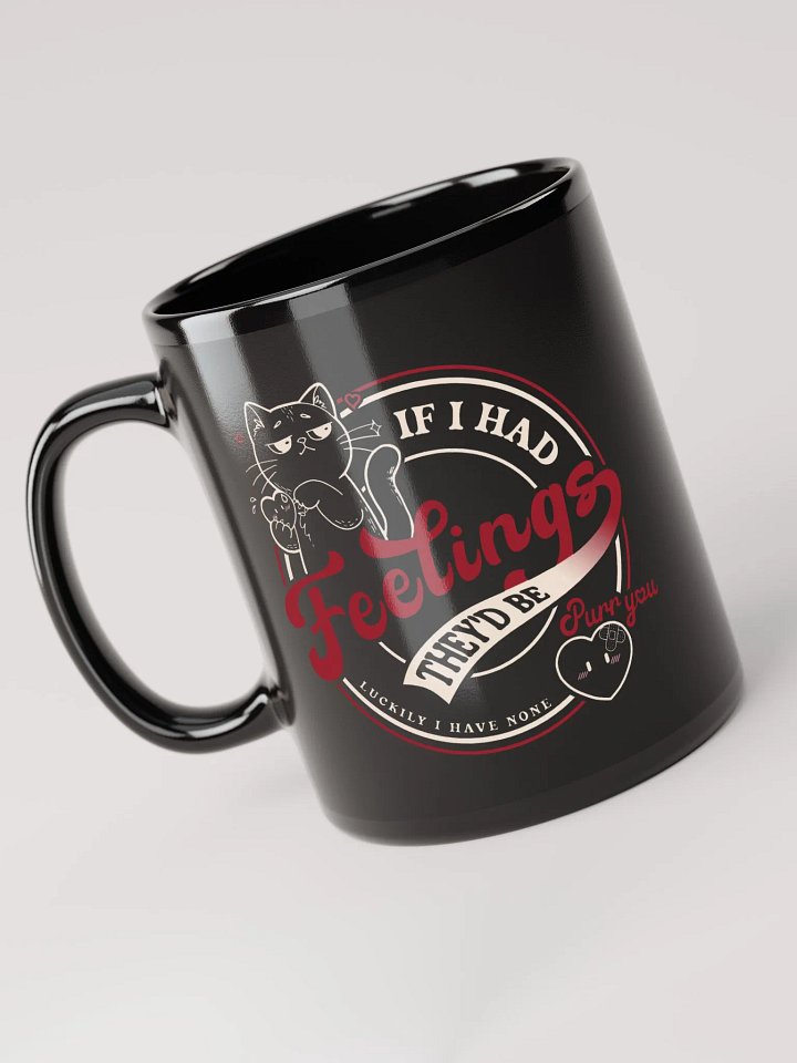 Paws Off My Heart - black mug product image (1)