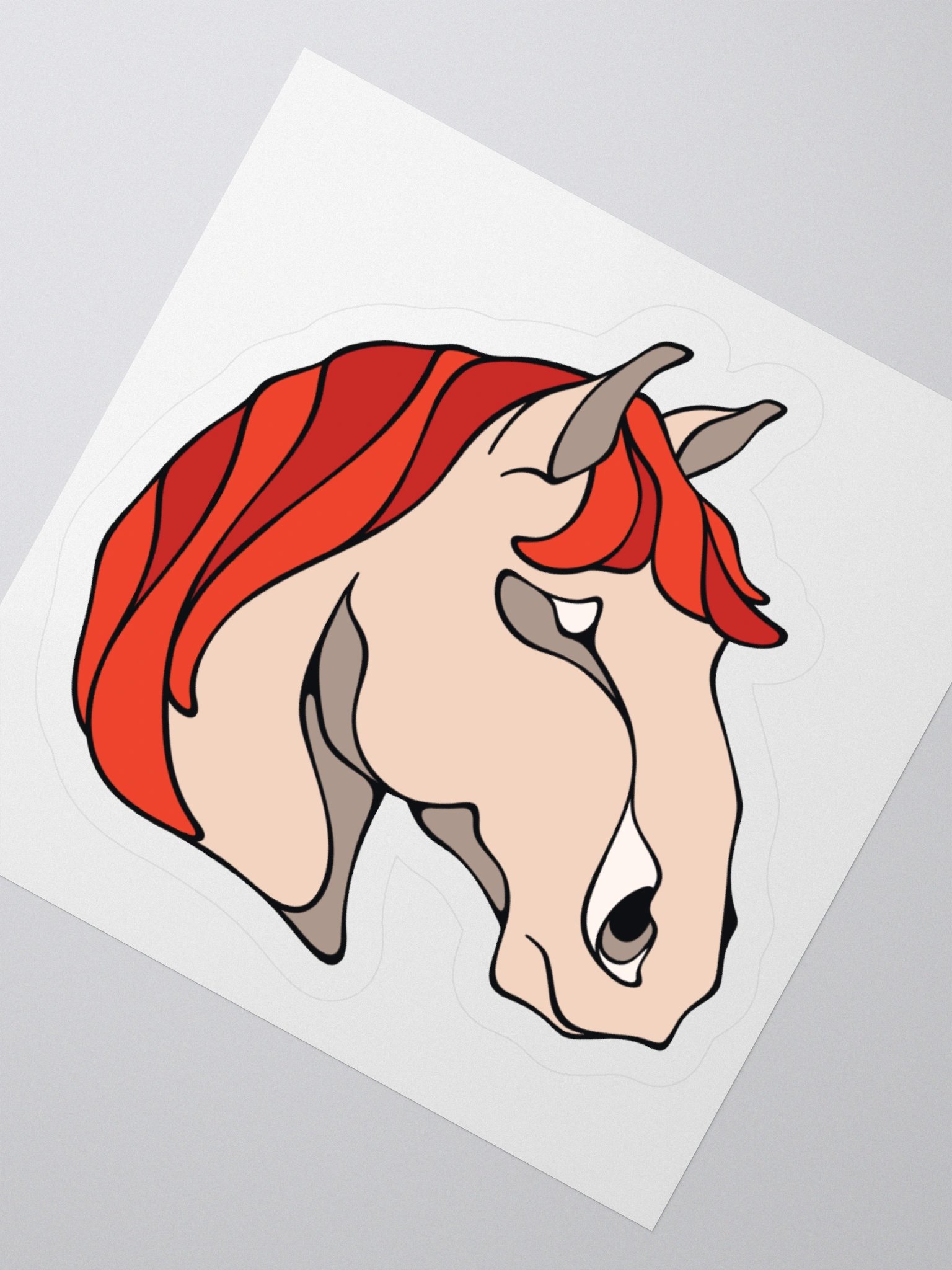 Whimsical Horse - Small/Medium Kiss Cut Sticker product image (2)