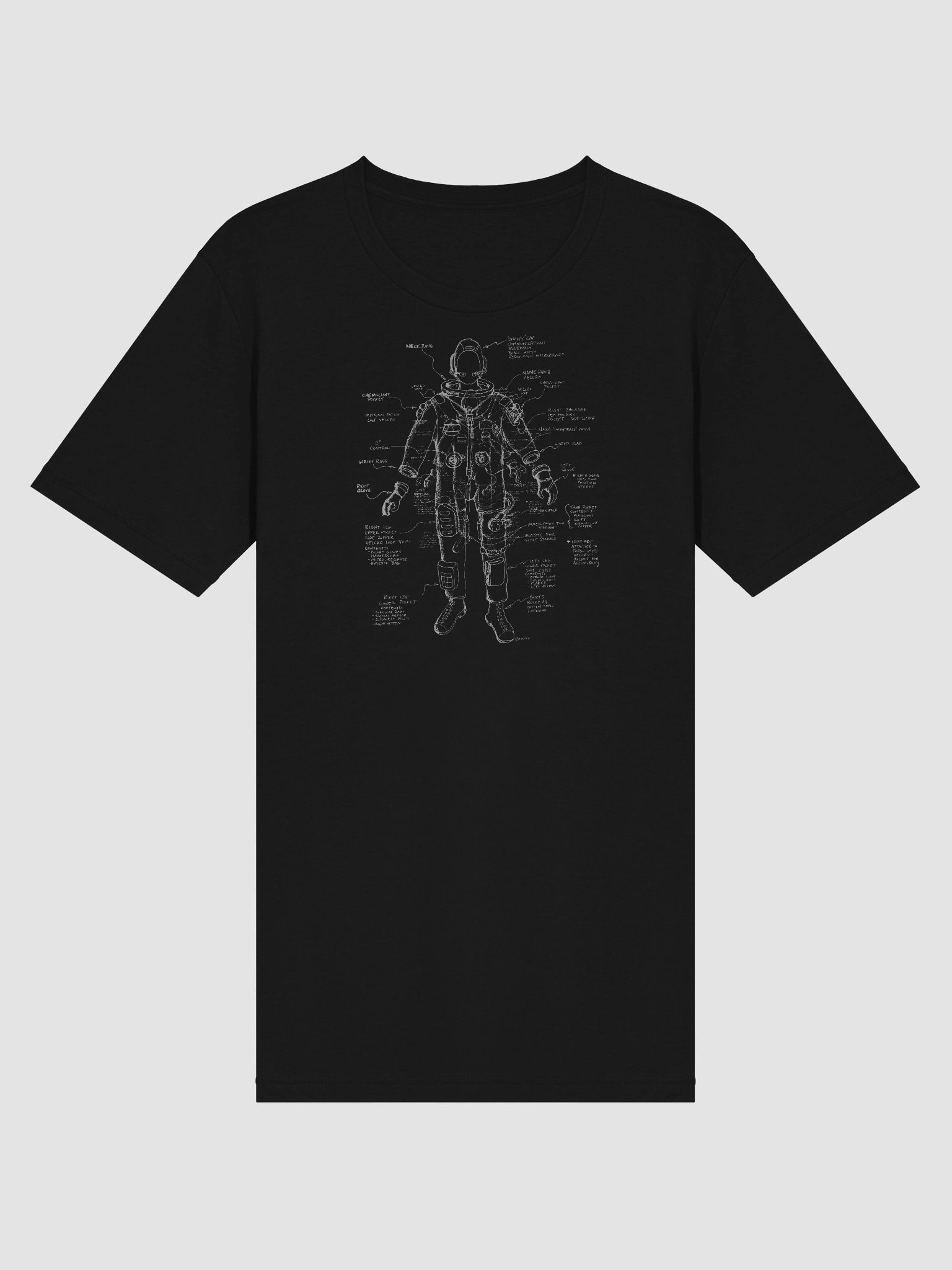 Savage ACES Spacesuit Sketch (Tri-Blend Tee) product image (3)