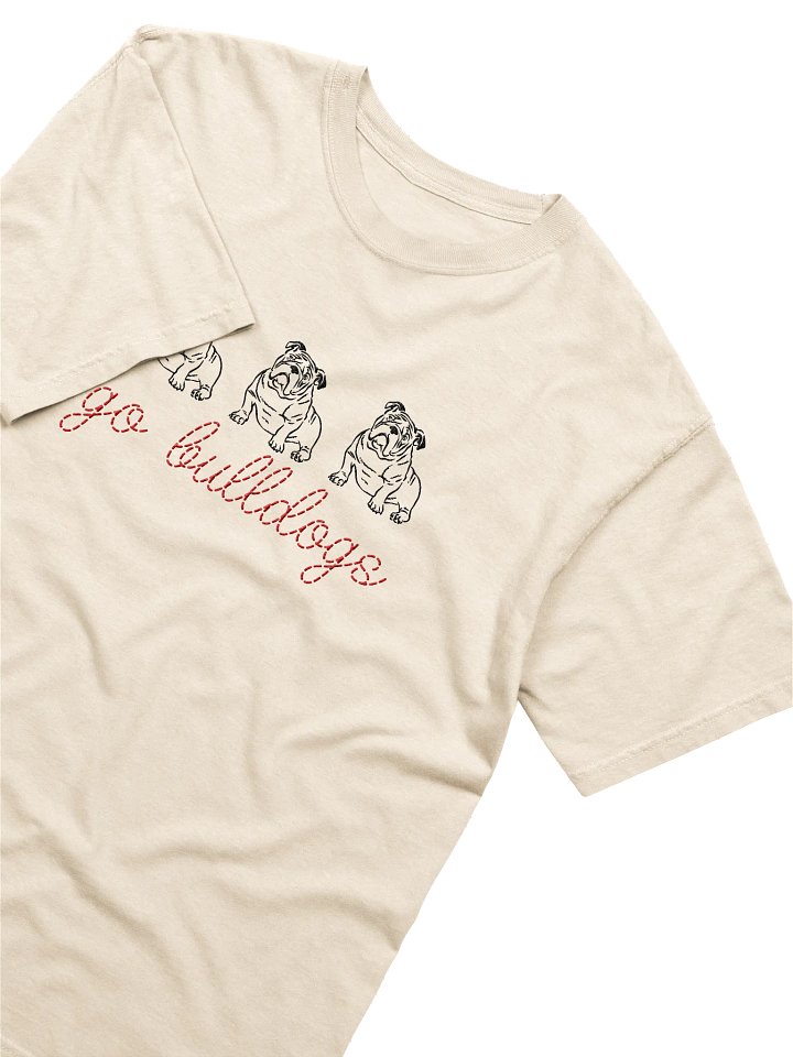 Embroidered Bulldogs T-Shirt product image (2)