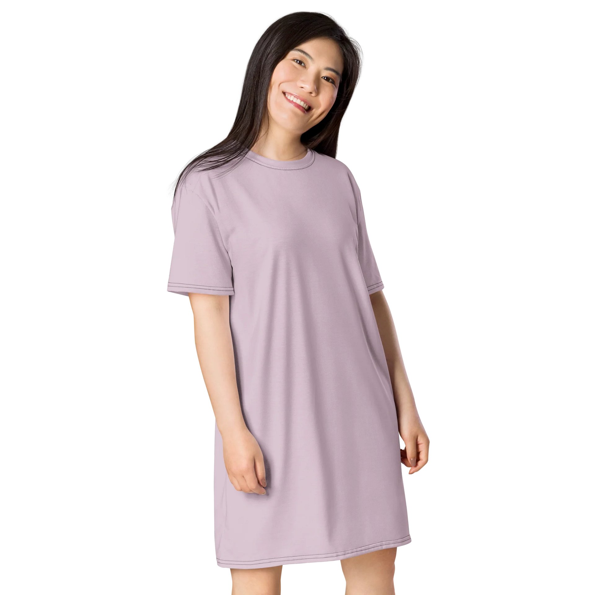 Oversized T-Shirt Dress - Gentle Pale Twilight, Sizes 2XS-6XL product image (4)