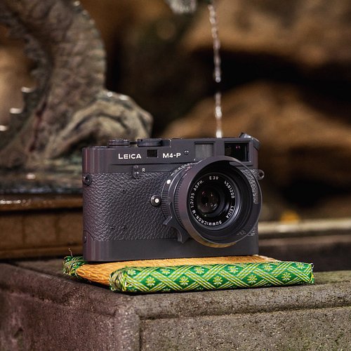 A very special camera. The Leica M4-P & Summicron 35/2 ASPH Maizaru Naval Arsenal. 
Another amazing custom set made a reality...