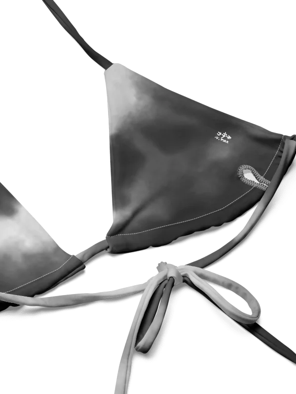 His House String Bikini Set - B&W Tie Dye product image (11)