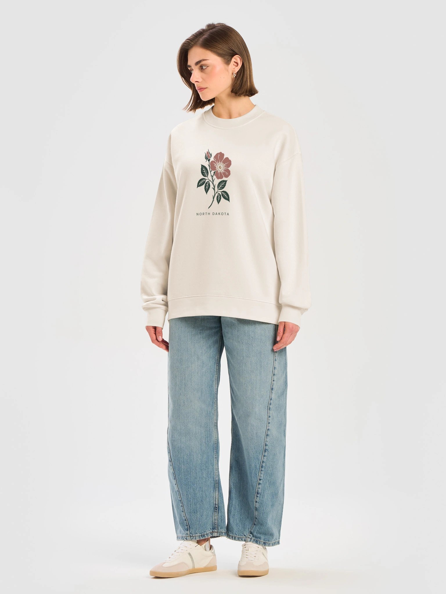 Wild Prairie Rose Relaxed Crewneck product image (15)