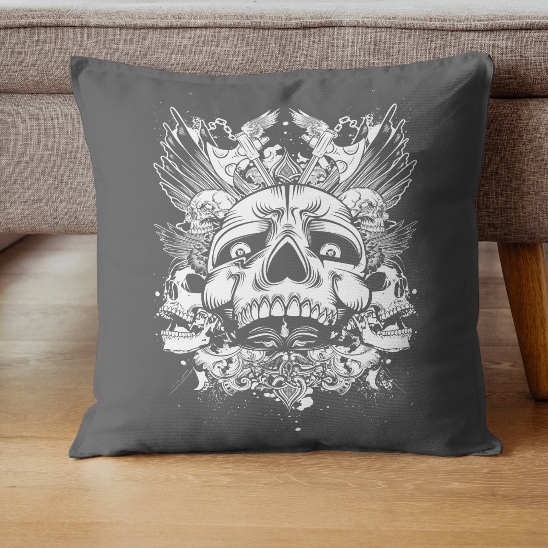 Skeleton Svg, Skull Svg, Halloween svg, battle axe svg, T-shirt svg, Custom Design, cut files cricut, svg,png, ai, eps, wing svg, product image (5)