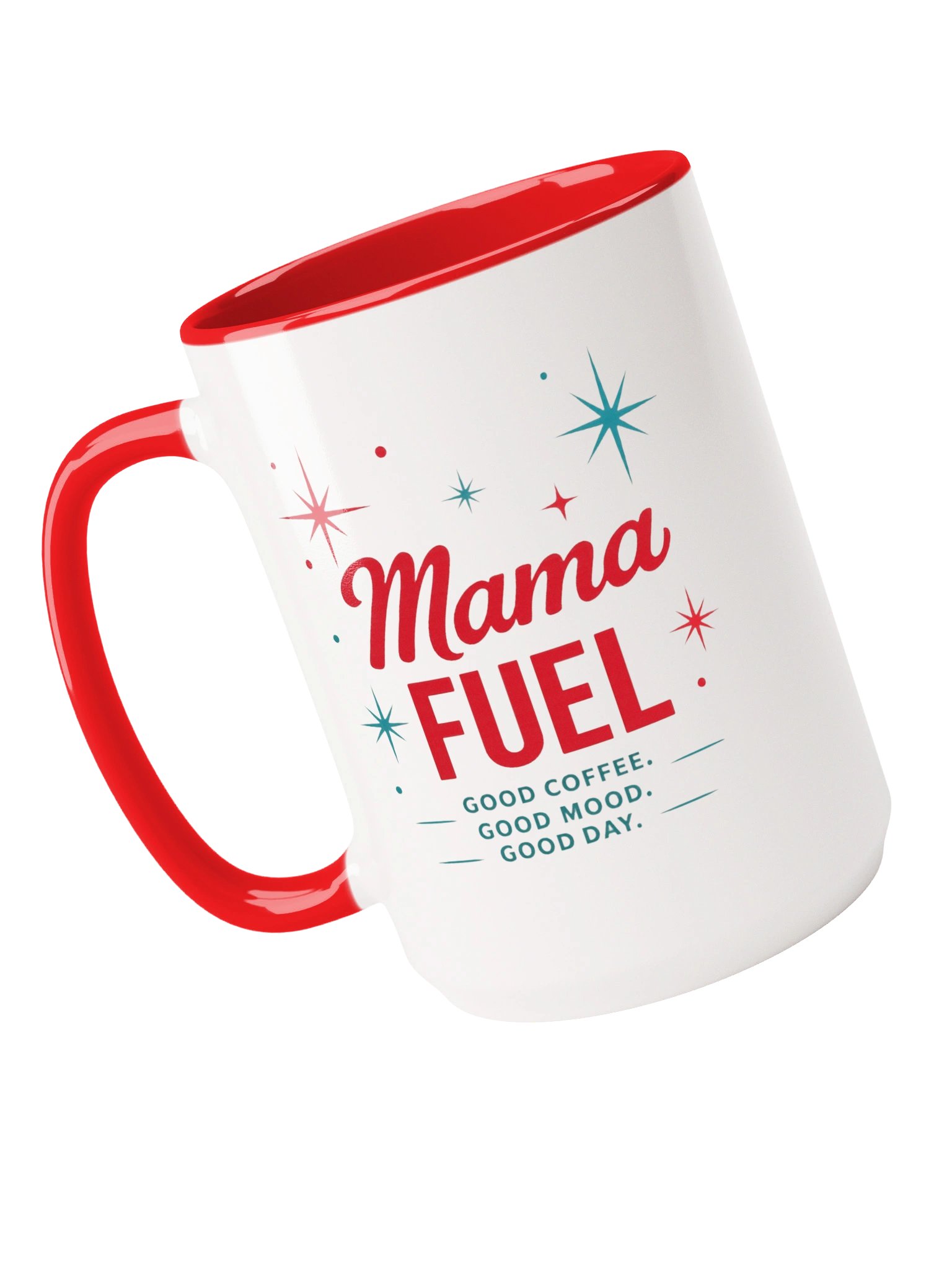 Mama Fuel™ Retro Coffee Mug | Right-Handed Edition product image (4)