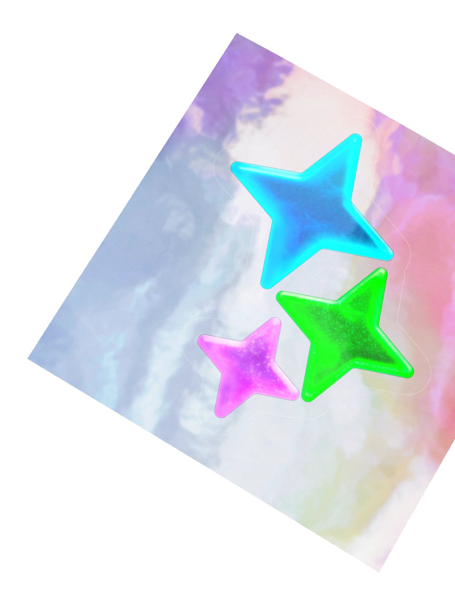 Gummy Frutiger Aero Stars (Sticker) product image (2)