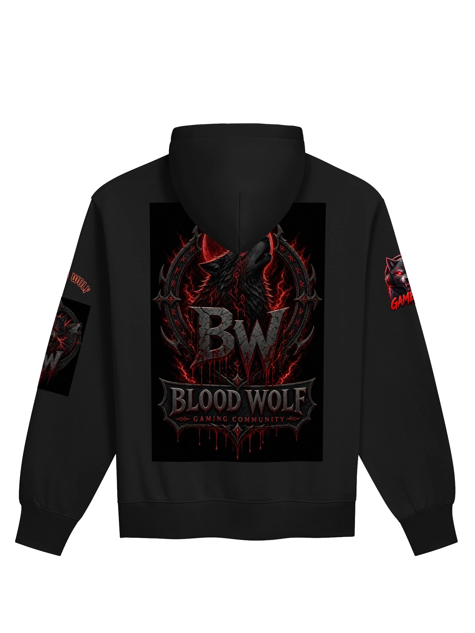 Blood Wolf Gaming Hoodie product image (6)