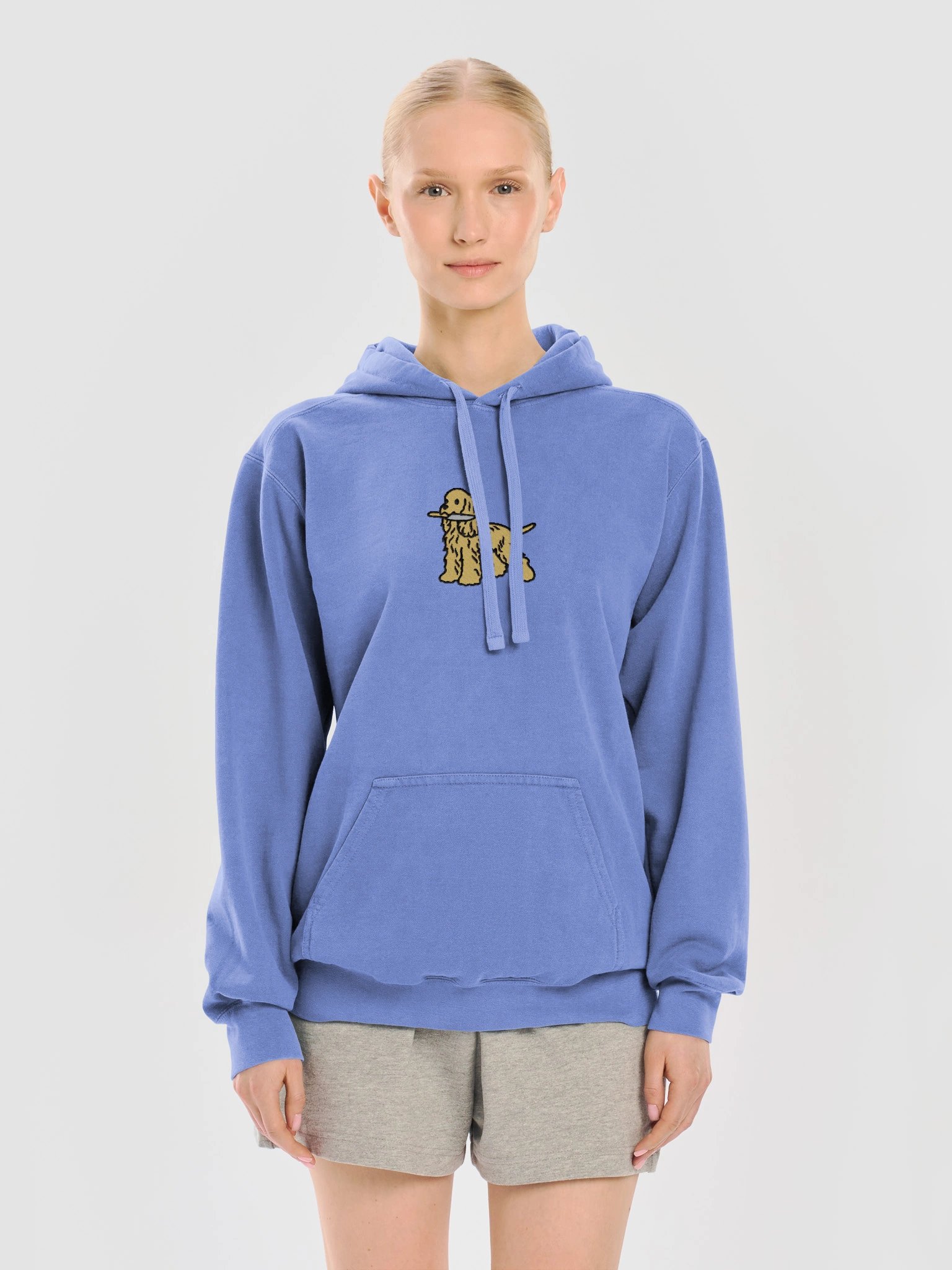 Funny Chibi-Style American Cocker Spaniel(Tan) Embroidered Premium Hoodie product image (21)