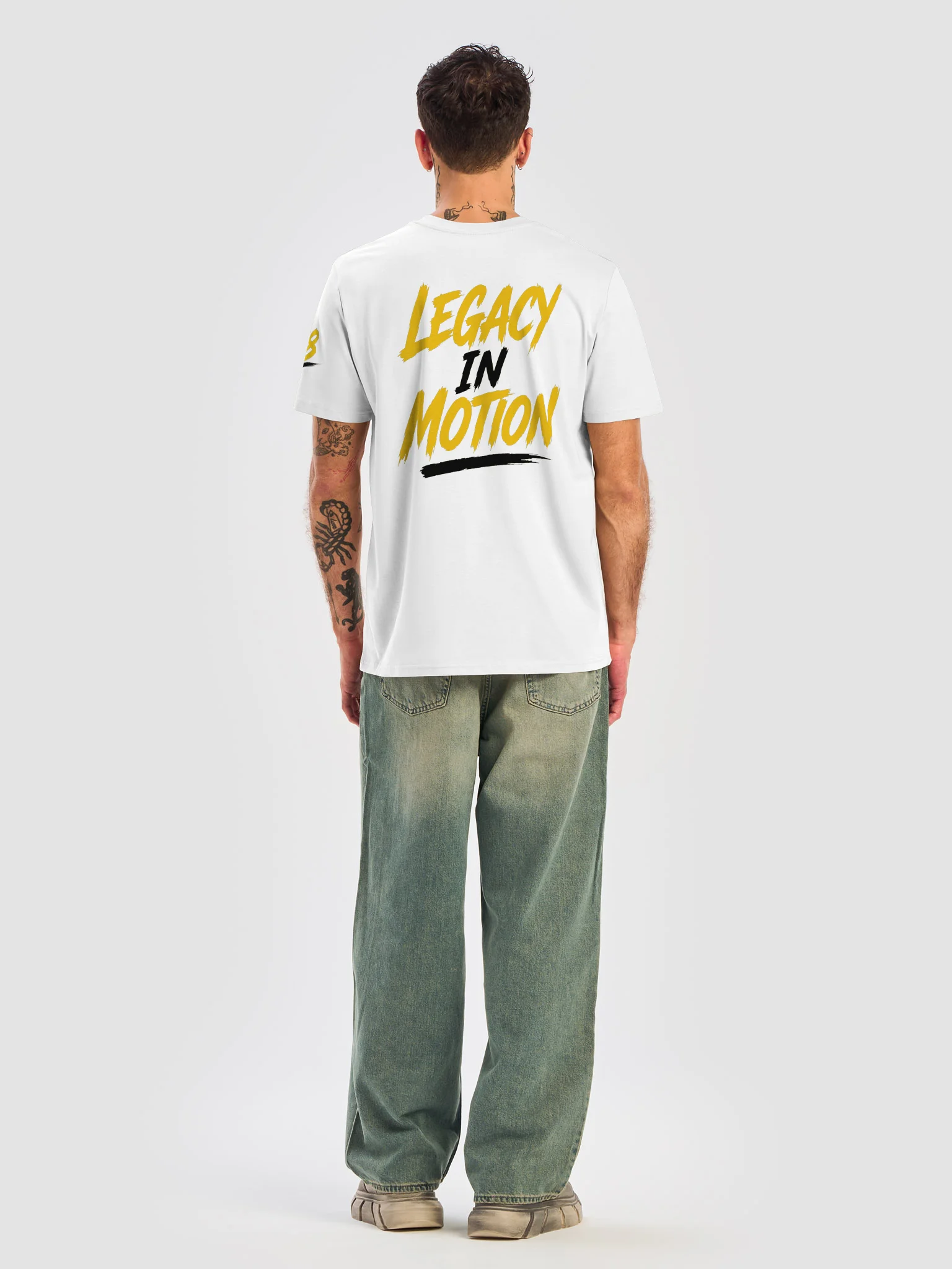 Stevie Stone GOAT TALK - Legacy in Motion White tee product image (8)