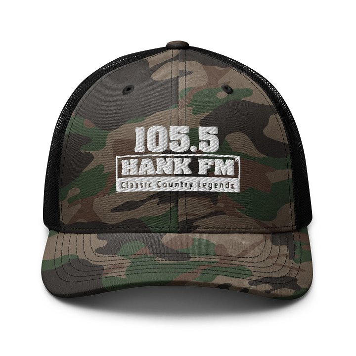 Hank Camo embroidered hat product image (1)