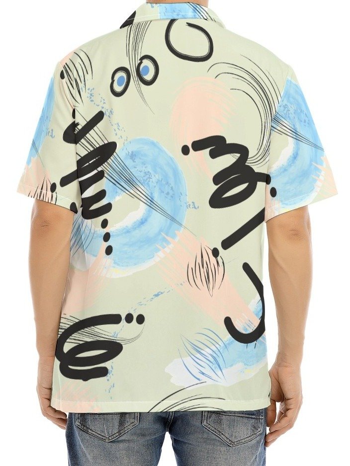 Abstract Brushstroke Cuban Shirt product image (4)