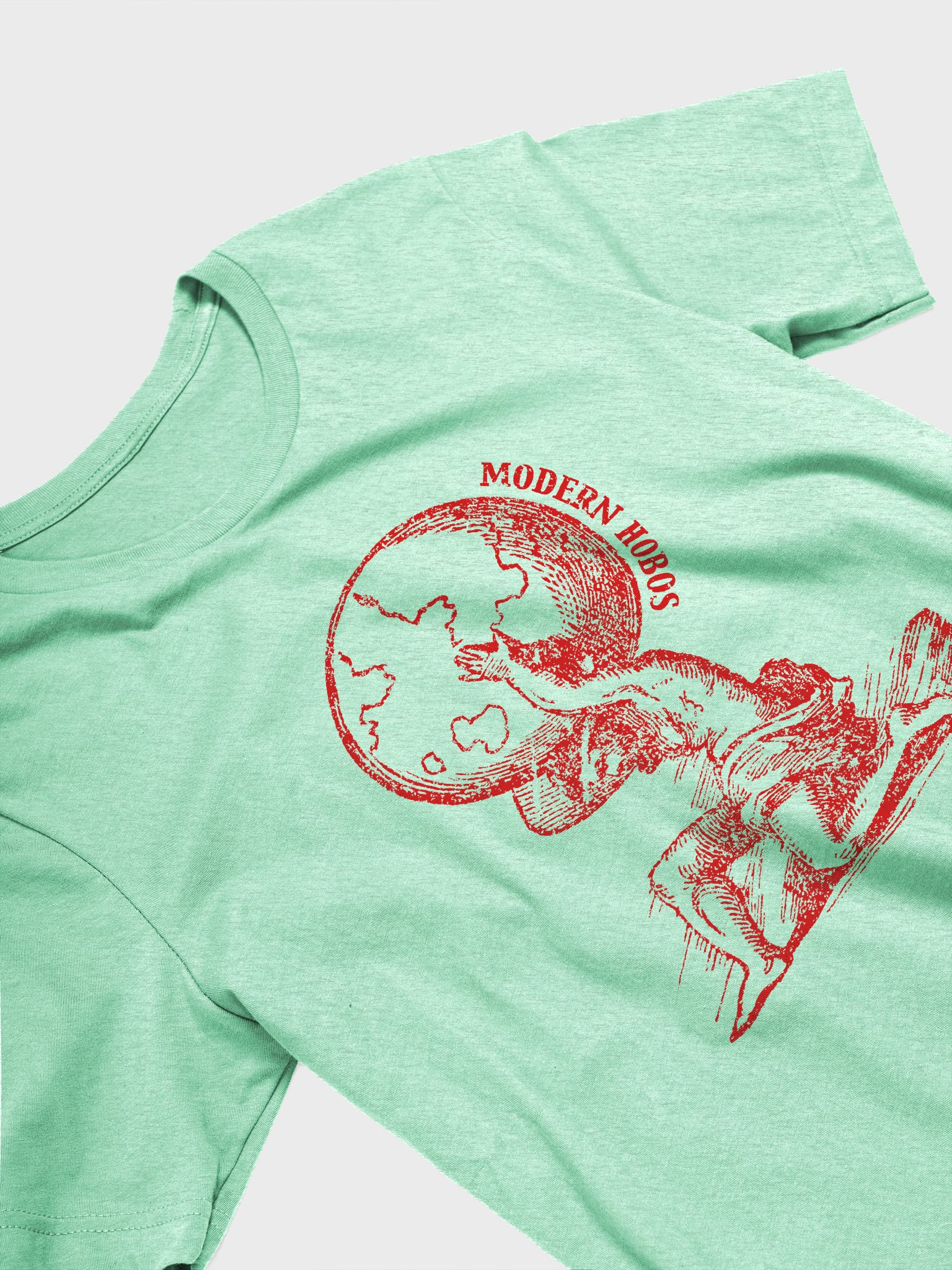 Modern Hobos Red Atlas T-shirt product image (3)