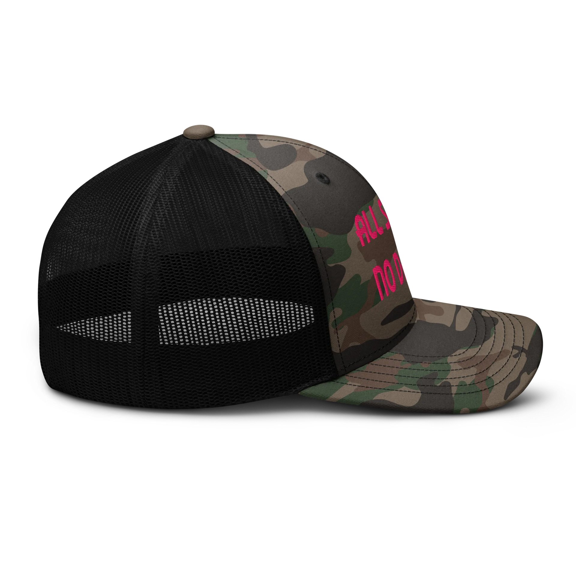 ALL SUGAR Camo Trucker Hat product image (7)