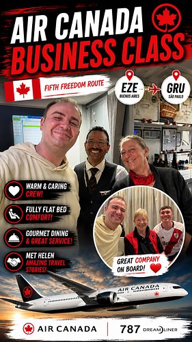 Today we’re aboard one of the world’s most fascinating fifth freedom routes as we fly with @aircanada in Business Class from ...