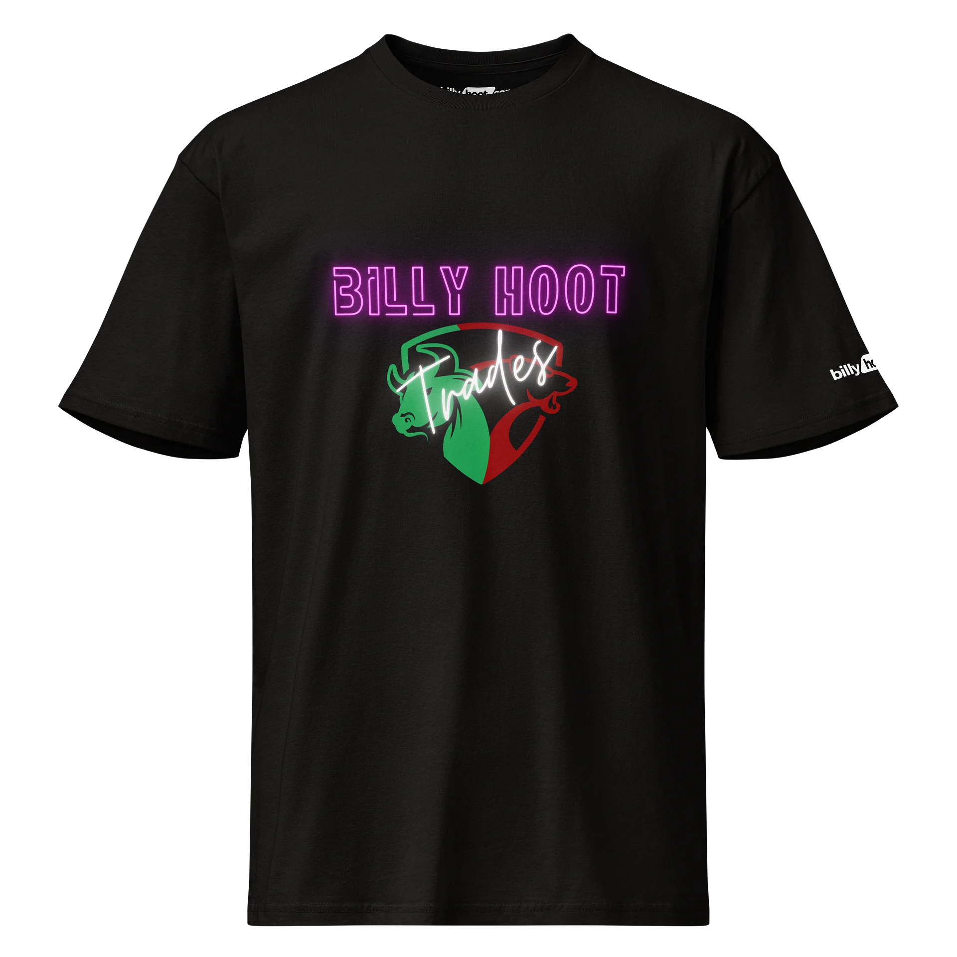 Neon Billy Trades Bull vs Bear Men's Graphic Tee product image (1)