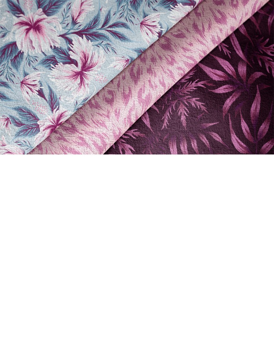 Three Cotton Fabrics Mockup product image (3)